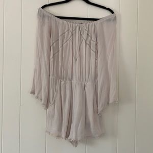 Romeo & Juliet Couture Off the Shoulder Romper